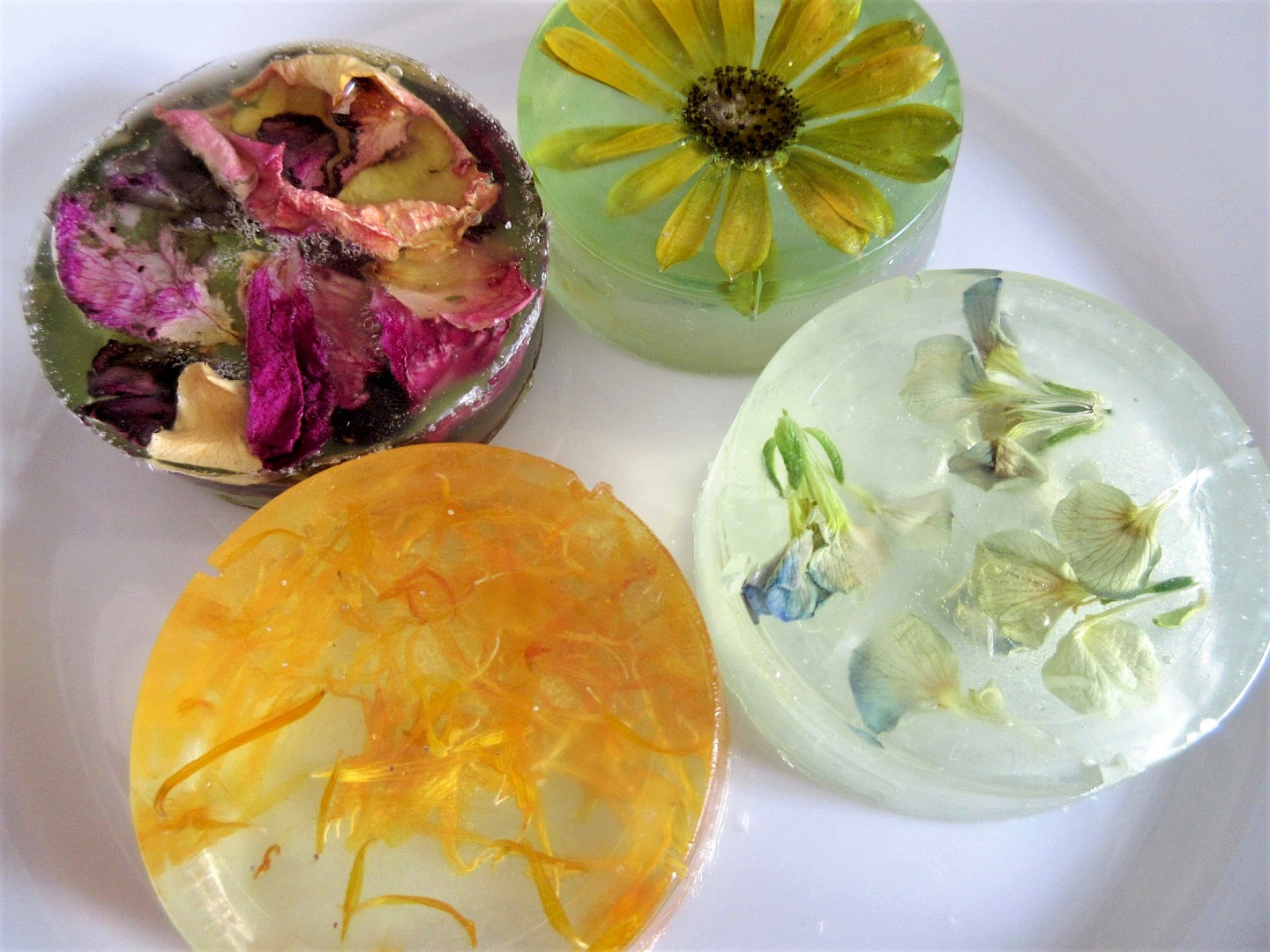 Flower soaps