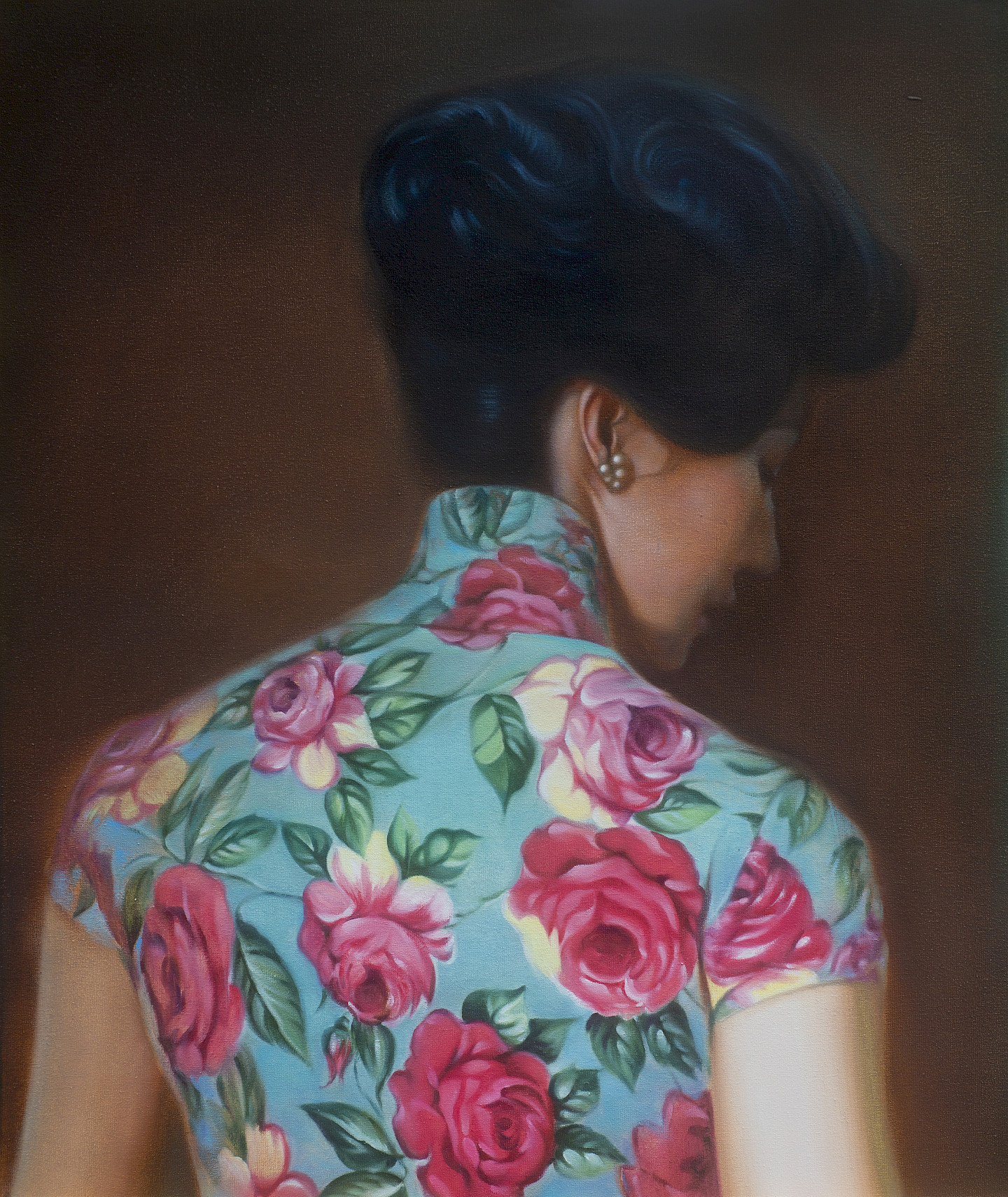 Zhenya Li: IN THE MOOD OF LOVE, 2021, 50 x 60 cm, oil on canvas