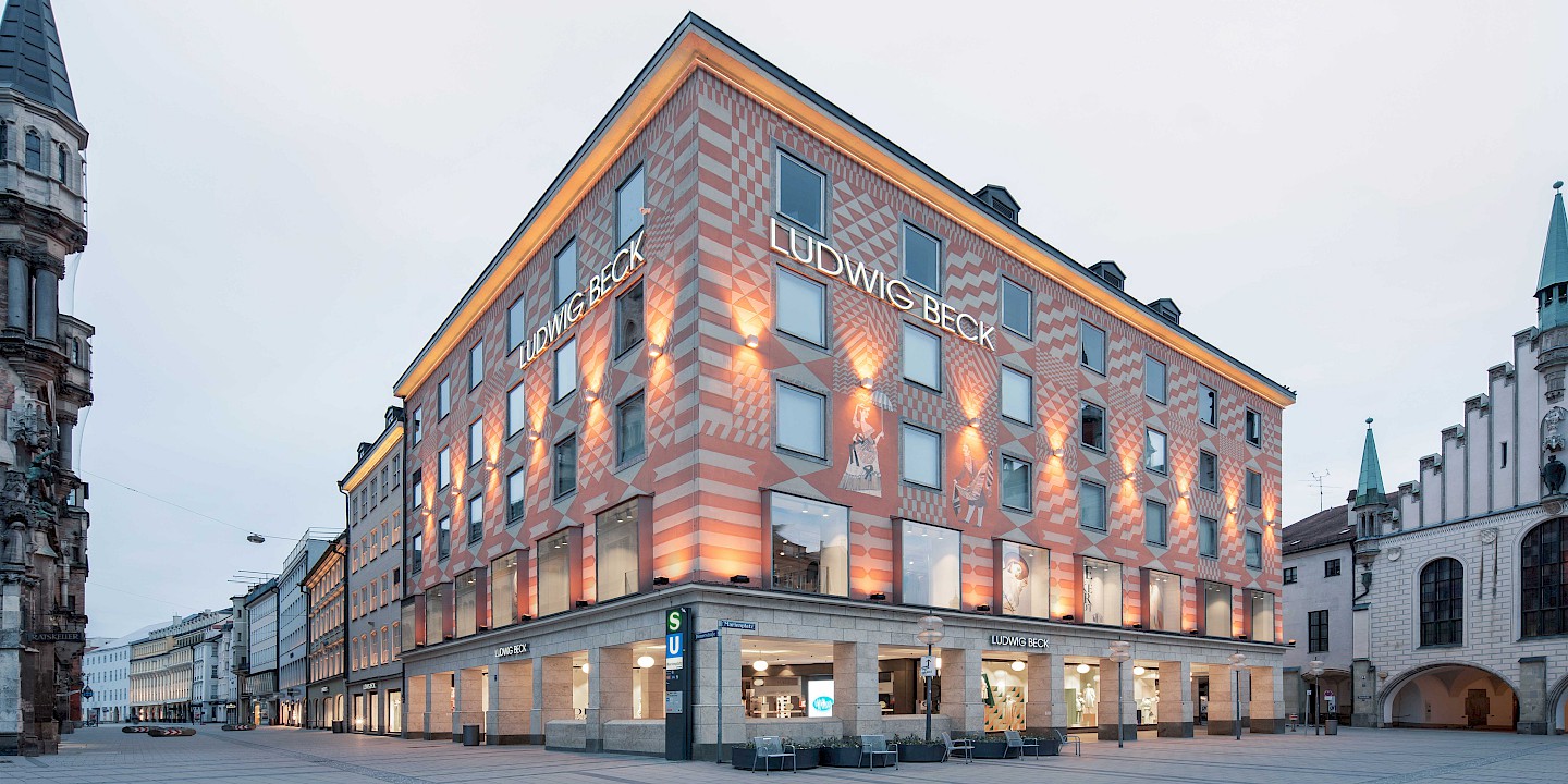 Das Kaufhaus Ludwig Beck am Marienplatz