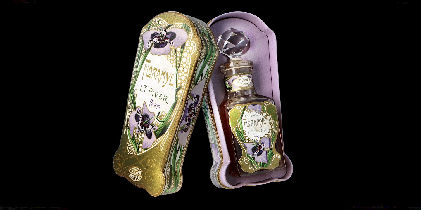 A perfume bottle from 1905.