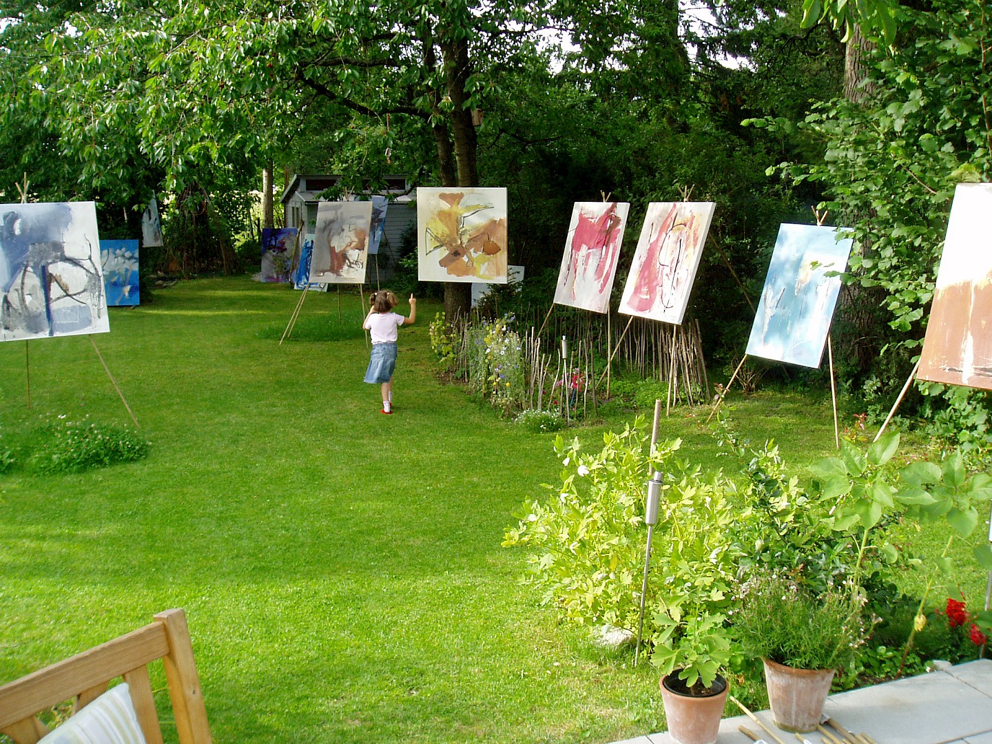 Im Garten des Künstlers