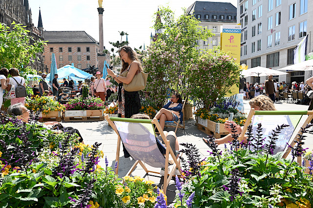 Zwei Pop-up-Gärten zum Münchner Stadtgeburtstag, Magazin
